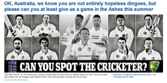 Daily Mail Ashes